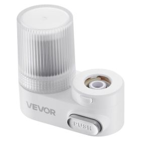 VEVOR Faucet Mount Water Filter, Vertical Water Purifier for Sink Tap, Carbon Fiber Filters, Removes Chlorine Lead with 1 Filter